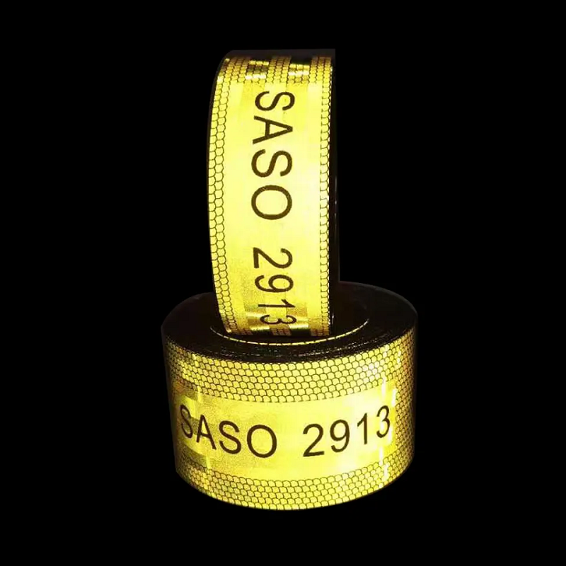 Yellow SASO 2913 Reflective Tape