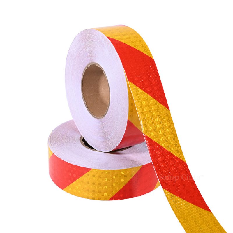 Yellow Red Reflective Tape