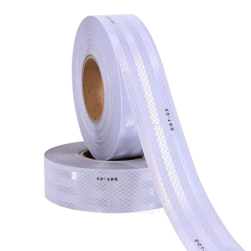 White DOT-C2 reflective tapes
