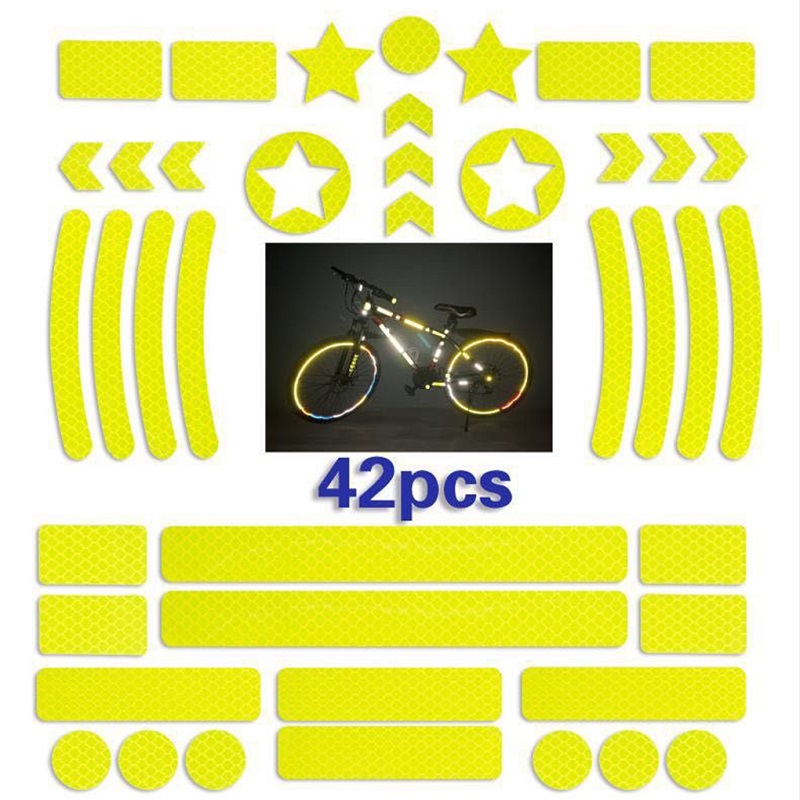 Bicycle Retro reflective stickers