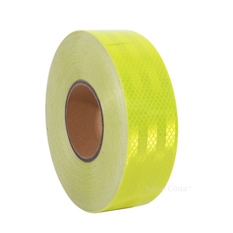 PET Fluorescent Yellow Reflective Strips