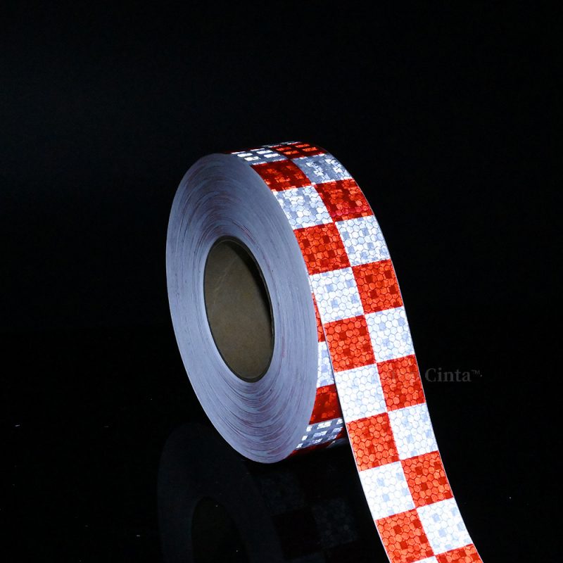 Hazard reflective tape bike