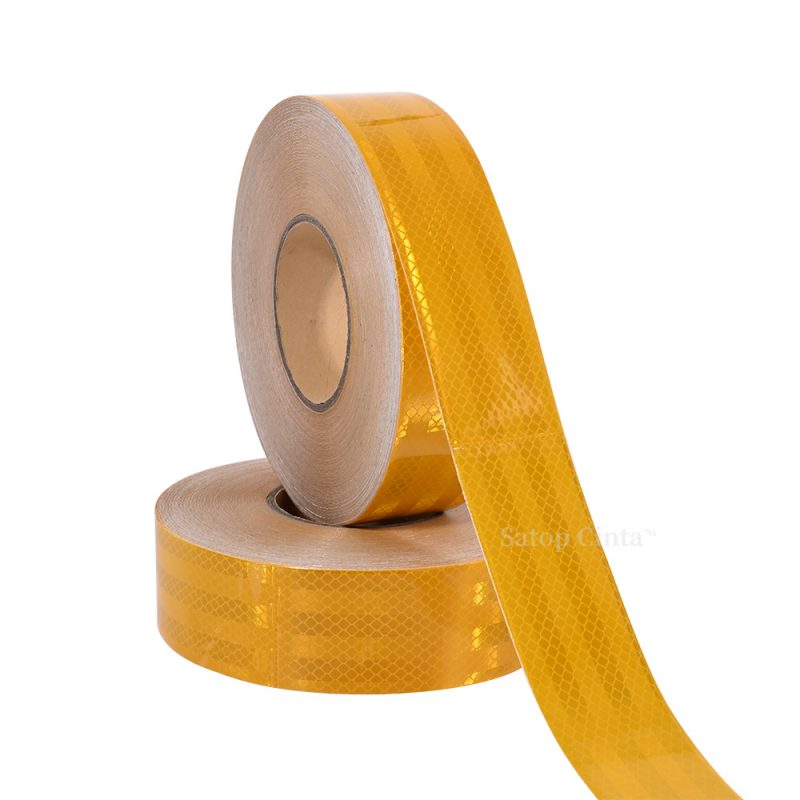 Micro-Prismatic PET Yellow Relfective Tape