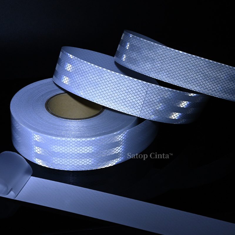 White PET Conspicuity Marking Tape