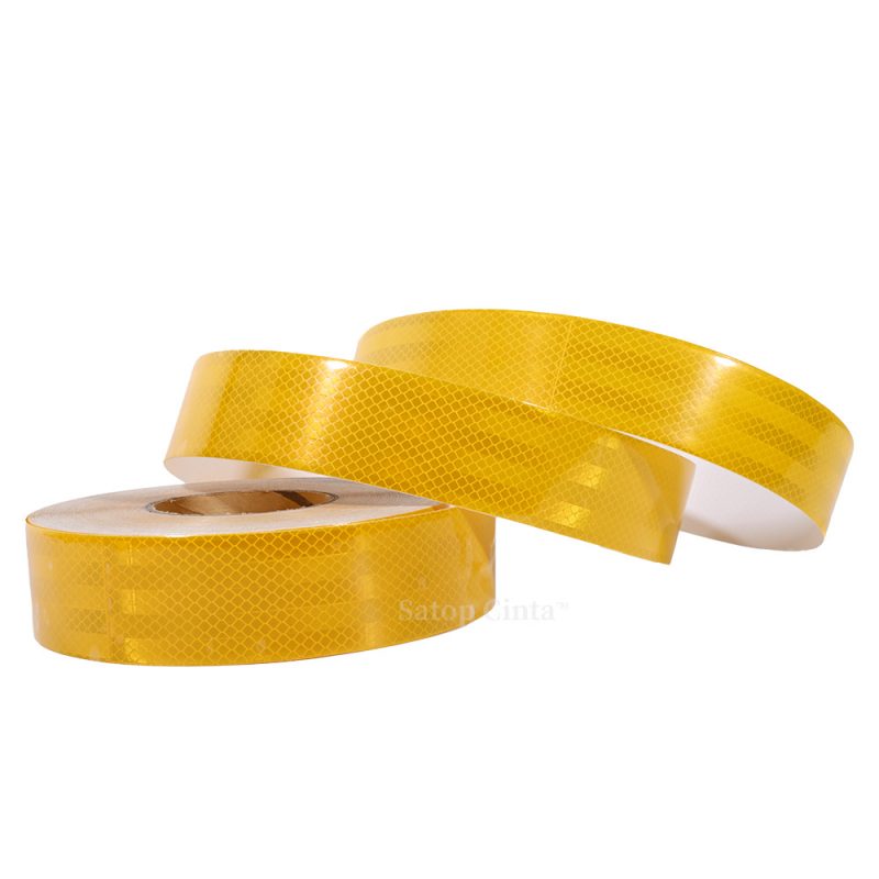 PET Yellow Reflective Tape