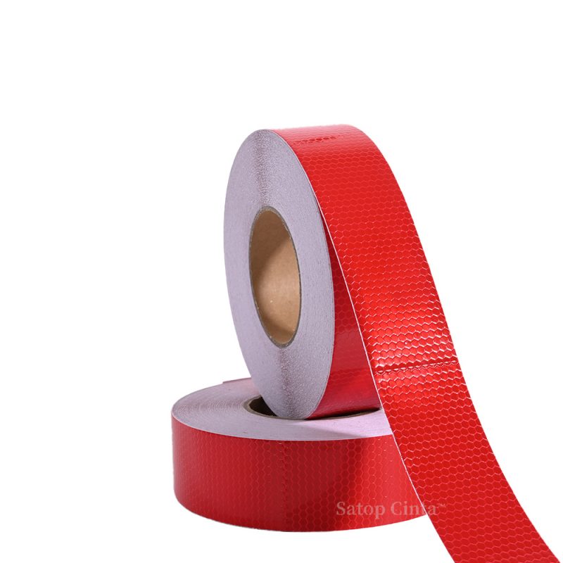 Red Self-adhesive reflective tape