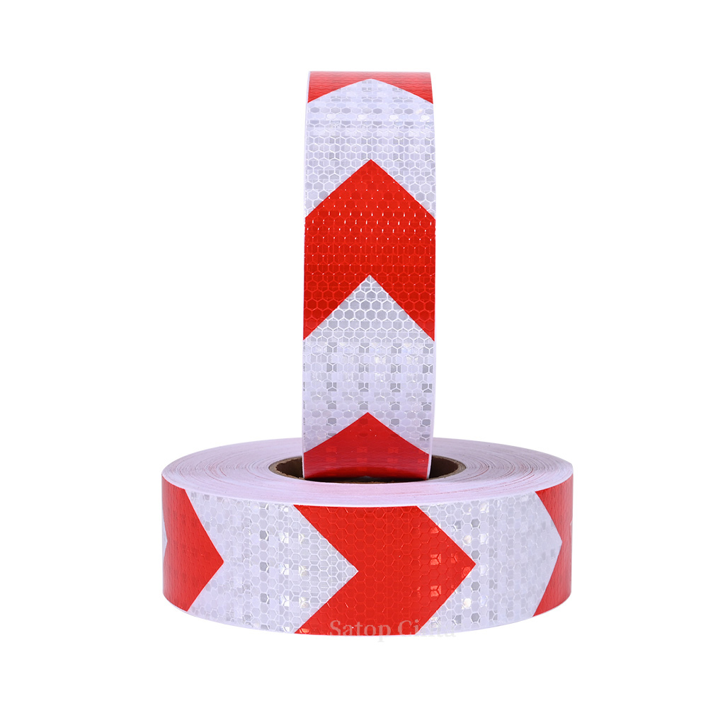arrow white-red Reflective tape