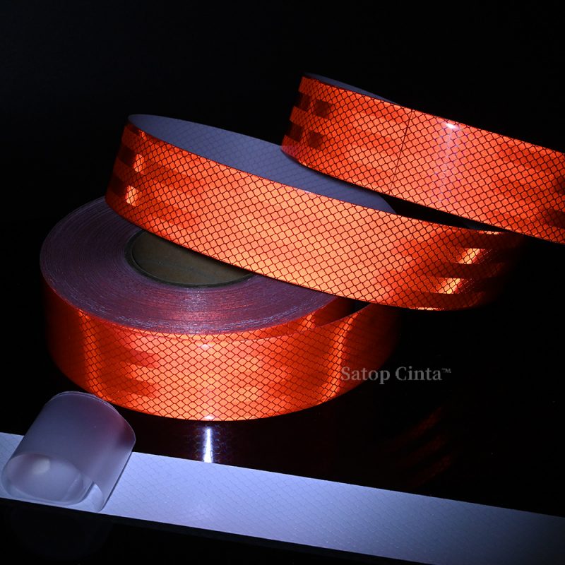 Red reflective tape for car