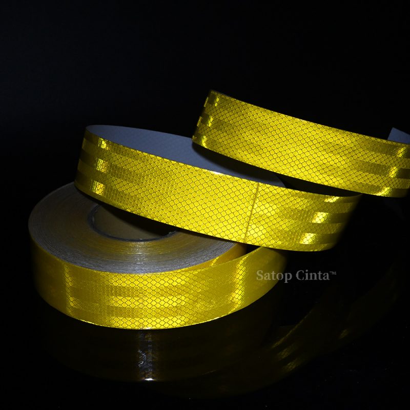 Yellow Micro-Prismatic Relfective Tape