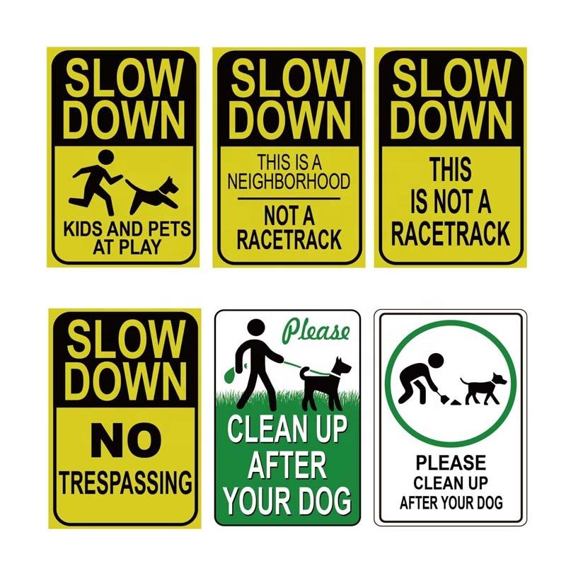 Reflective safety signs