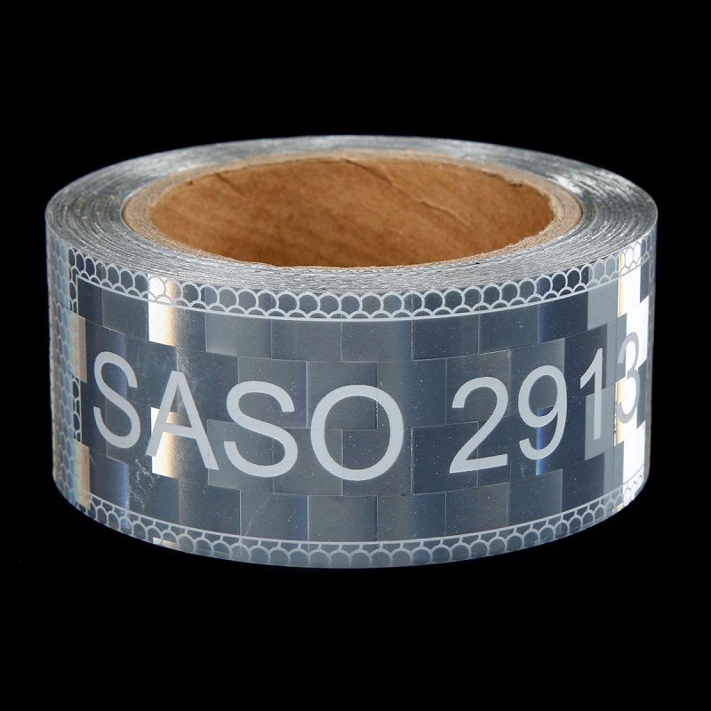 White SASO 2913 Reflective Conspicuity Tape
