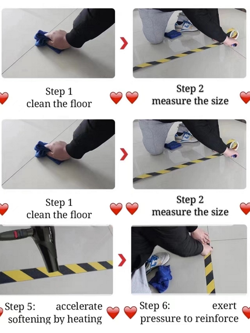 How to use anti-slip Tape