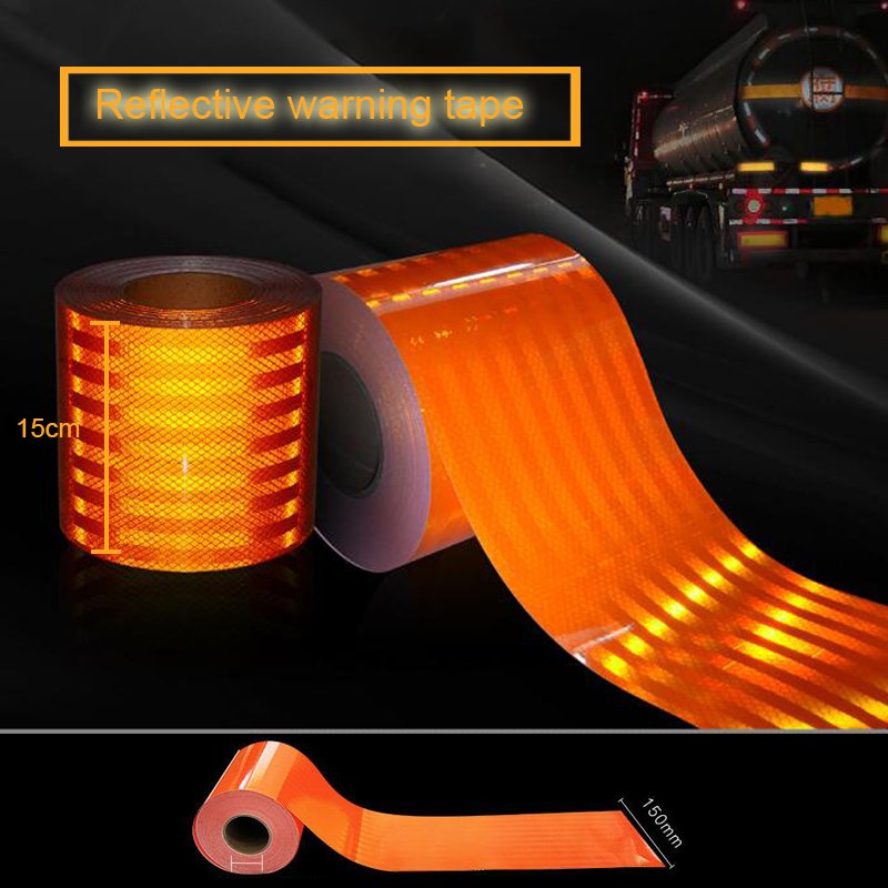 Orange Truck reflective tape